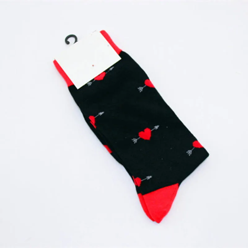 Забавные Носки Happy Cactus/Penguin/Cherry/National Flag мужские носки с креативным рисунком для
