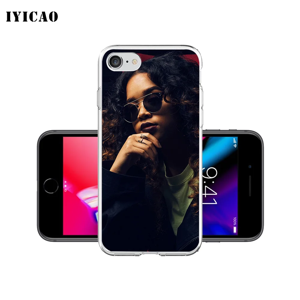 IYICAO Singer H.E.R Gabi Wilson Мягкий силиконовый чехол для телефона iPhone X XR XS MAX 6 6s 7 8 Plus 5 5S SE TPU
