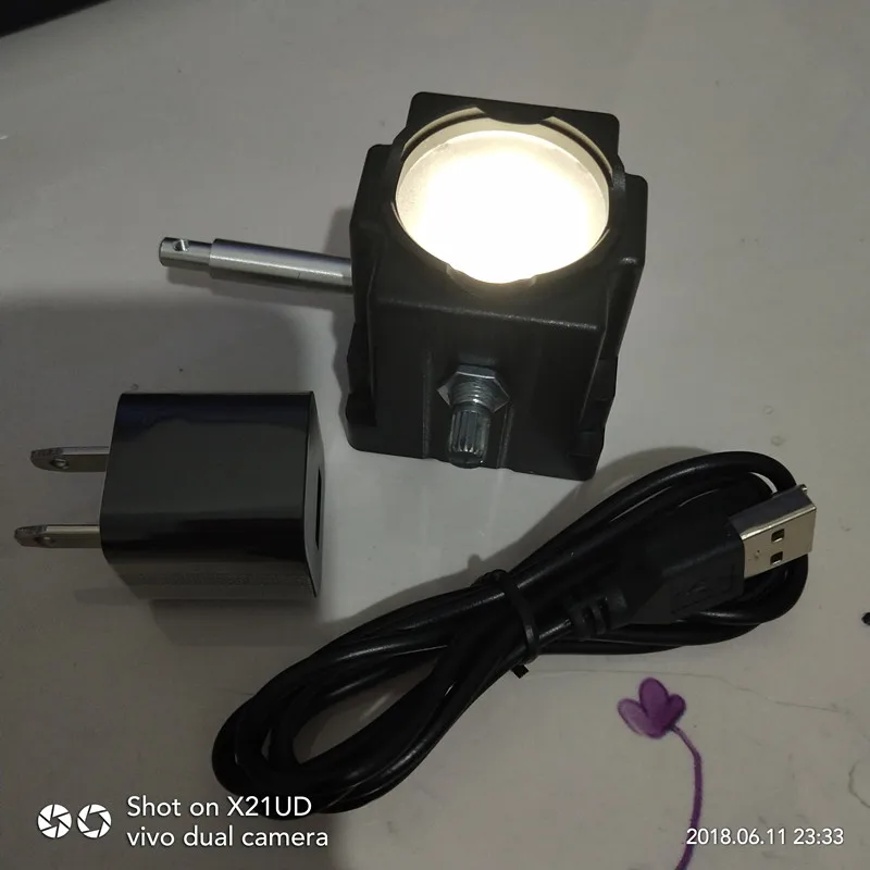 

New USB White Rechargeable LED Light Lighting Bottom Light Lamp Source Biological Microscope Adjustable Lights for Microscope