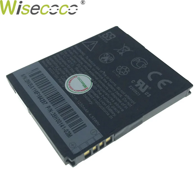 Wisecoco BD26100 аккумулятор для htc G10 Desire HD Surround T8788/T9188/T9199/A9191/Inspire 4G/A9192/Tianxi HuaShan/myTouch HD