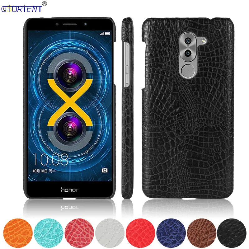 Чехол из крокодиловой кожи для Huawei Honor 6X Mate 9 Lite GR5 2017 Твердый чехол поликарбоната