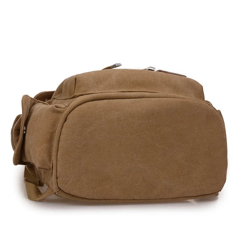 Мужской холщовый рюкзак в консервативном стиле школьный для мужчин Большой