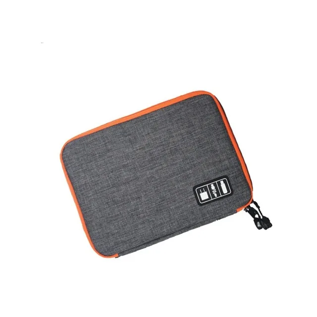 Gray Линия передачи данных Ipad сумка для хранения данных USB кабель для наушников провод Ручка power Bank Дорожный комплект для органайзера чехол цифровые гаджеты устройства - Цвет: Gray