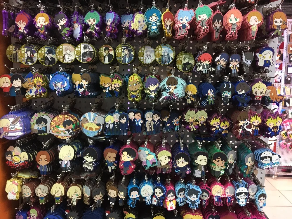Fate stay night/Touhou project/KUROKO NO BASK оригинальные японские аниме фигурки резиновые подвески для мобильного телефона/брелок/ремешок