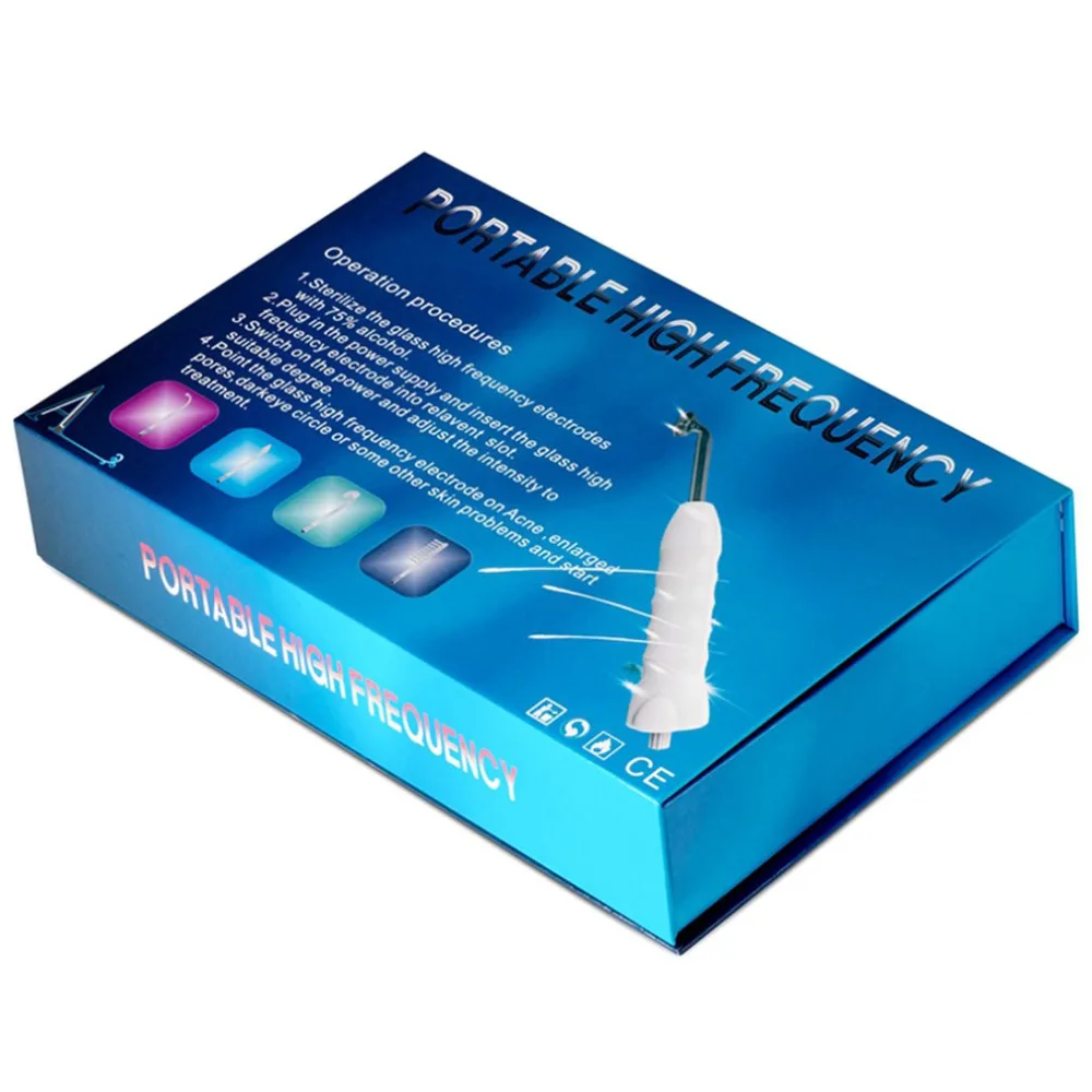 

NEW Portable High Frequency Straight hair comb D'arsonval Skin Tightening Acne Spot Remover Device
