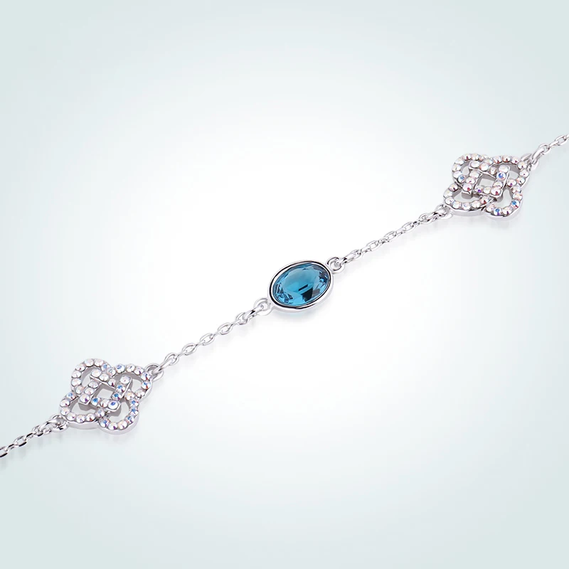Warme Farben Fine Jewelry Bracelets Women Colorful Rhinestone Crystal Link Gift to Lady | Украшения и аксессуары