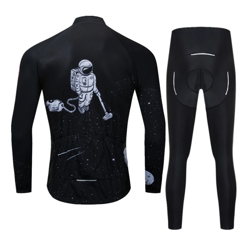 Weimostar Astronaut Cycling Jersey Set Men Long Sleeve Bicycle Clothing Roupa Ciclismo Autumn Mountain Bike Clothes Wear | Спорт и