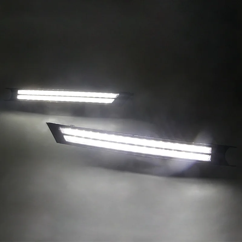 Tcart светодиодный дневные ходовые огни drl для Mazda cx 5 cx5 2017 2018 DRL желтый стример