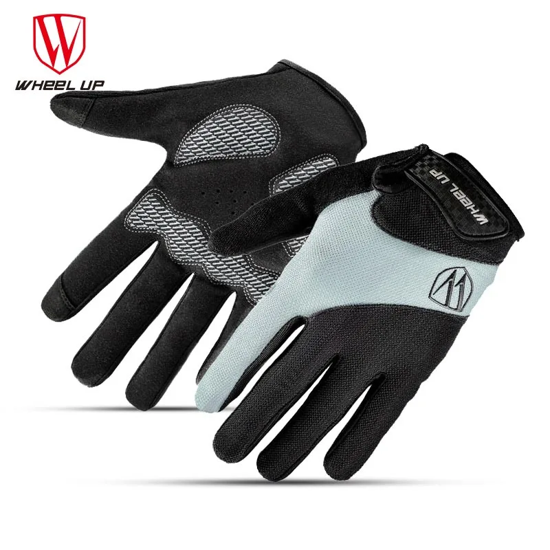 Колеса до Полный Пальцы велосипедные перчатки Для мужчин женщин для верховой
