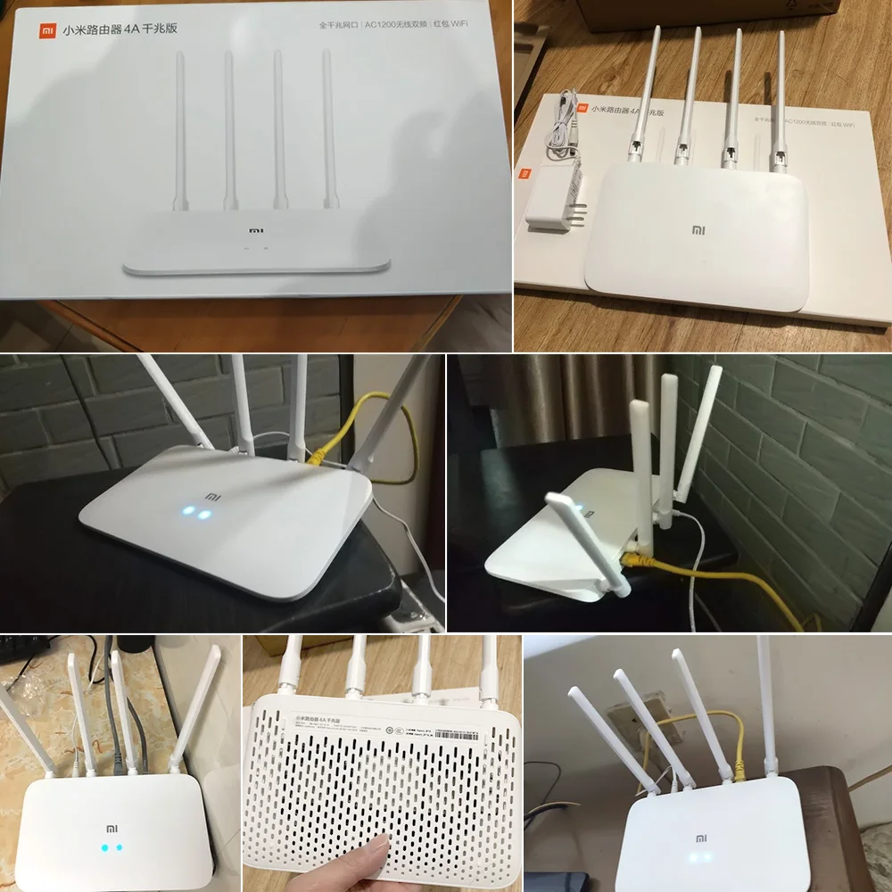 Роутер Xiaomi Mi 4A/4A гигабитная версия 100M/1000M 2 4 ГГц 5 Wi Fi 1167 Мбит/с ретранслятор 128 Мб DDR3