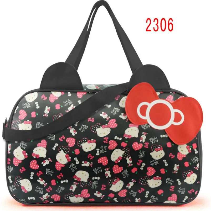 Милый рисунок Hello Kitty Сумочка Девушки Для женщин Путешествия Курьерские сумки