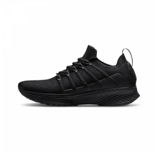 Men Black 46 Xiaomi Mijia спортивная обувь, кроссовки 2 Uni-Moulding Techinique новая система блокировки Fishbone эластичная трикотажная обувь для мужчин - Цвет: Men Black 46