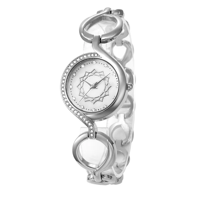 Silver BELBI Женские часы Металлический браслет Стильные Наручные часы для женщин Кварцевые часы для девочек - Цвет: Silver