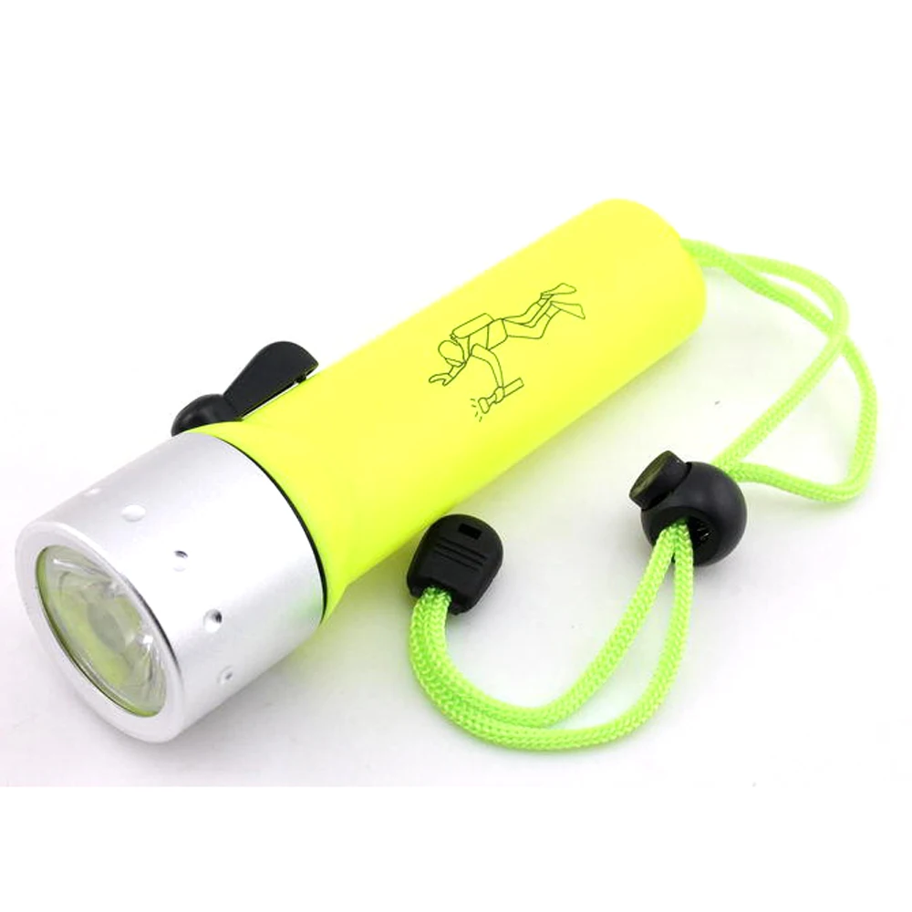 

Суперъяркая светодиодная вспышка для дайвинга 2000 лм Q5, водонепроницаемая подводная вспышка, оборудование для глубокого дайвинга и подводн...