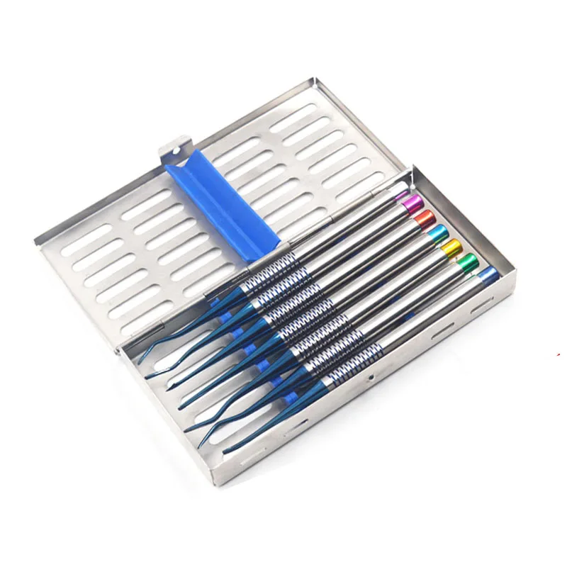 7 шт./компл. Стоматологическая минимально инвазивная экстракция десен нож для