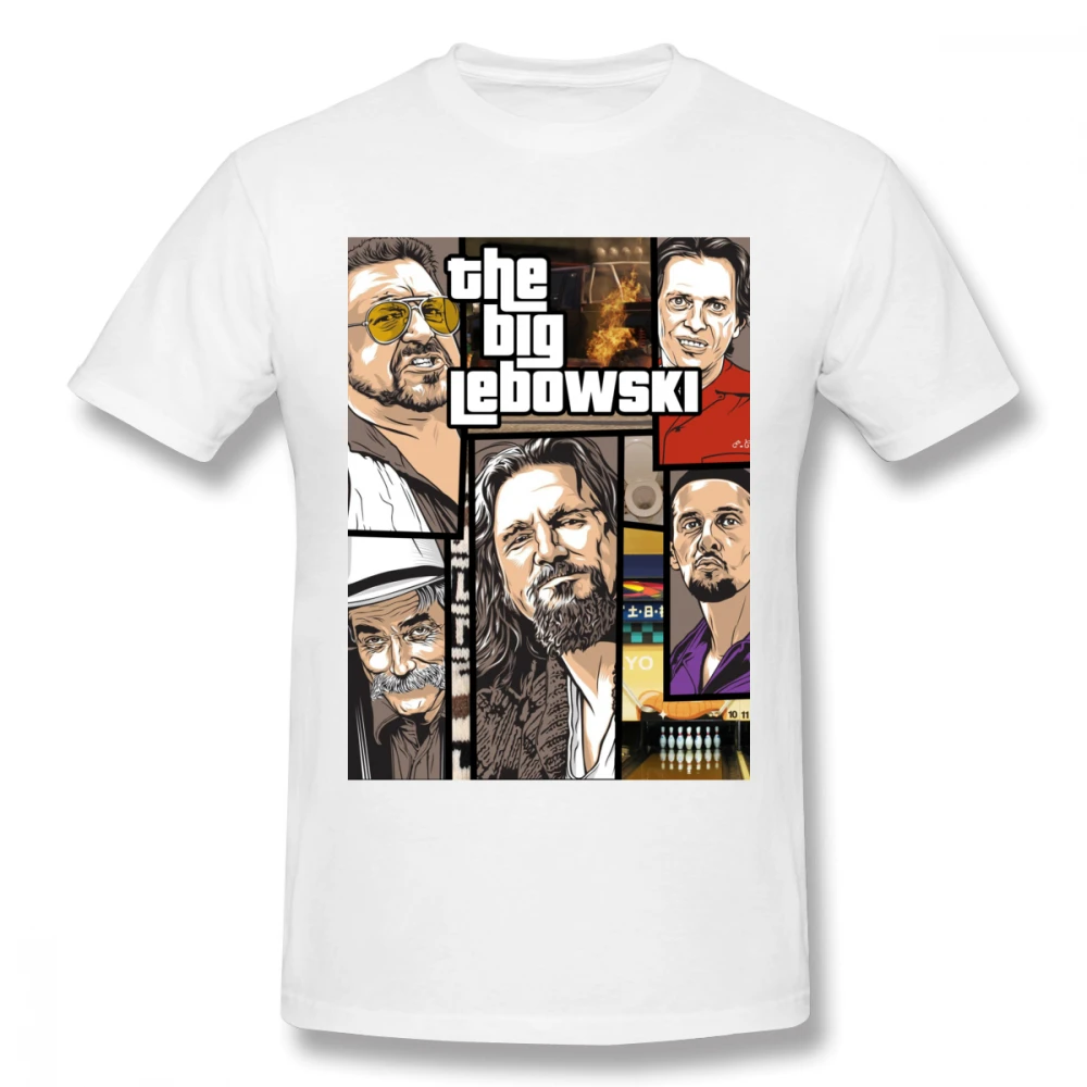 Мужская футболка lebowski большой размер 5XL | одежда