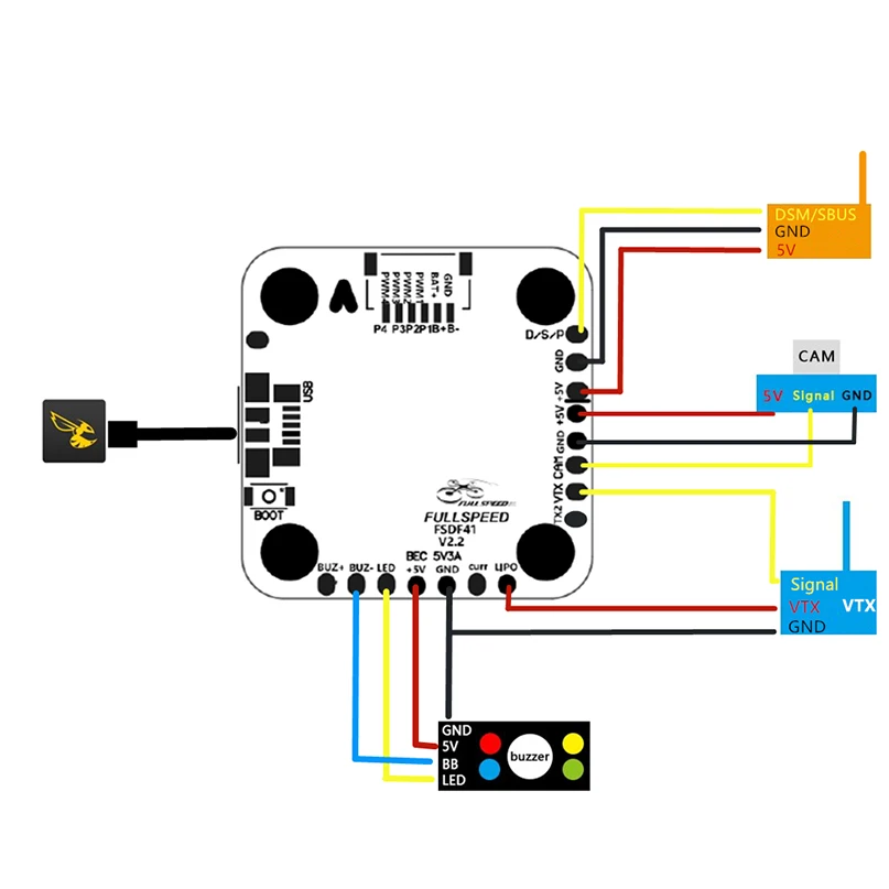 F411 Mini Micro F4 Betaflight OSD для регулировки PID BEC Flight Controller Tower с 4в1 28A/35A ESC 2 4S DSHOT|Детали и