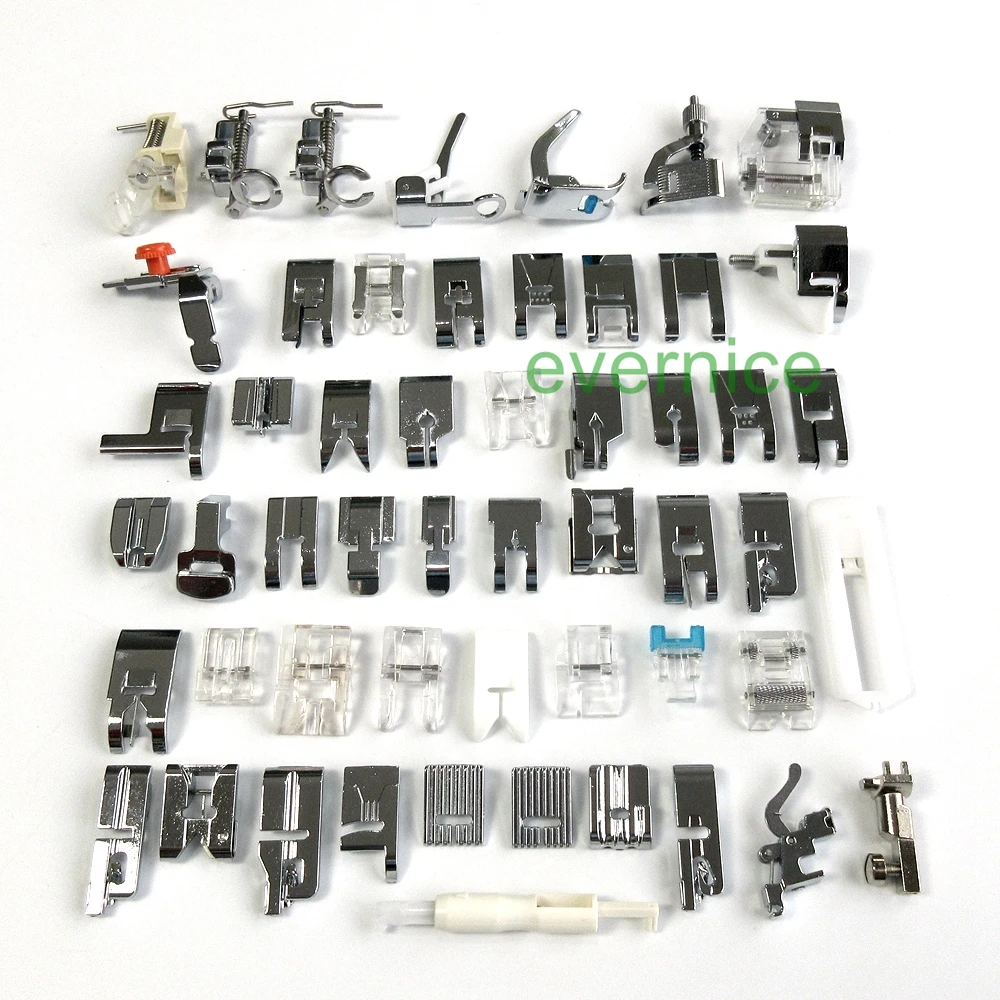 53 шт. пластиковая коробка для ног в старом стиле Bernina 640 2 642 644 700 707|Швейные