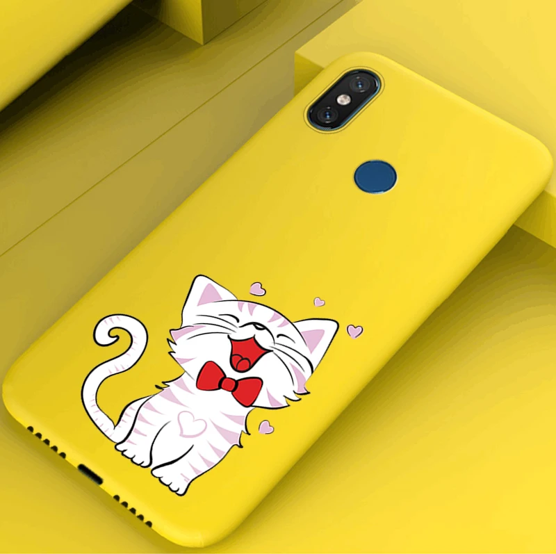 Мультяшный чехол EiiMoo для телефона Xiaomi Pocophone F1 Mi 6 6X A2 силиконовый мягкий XiaoMi 8 SE Lite