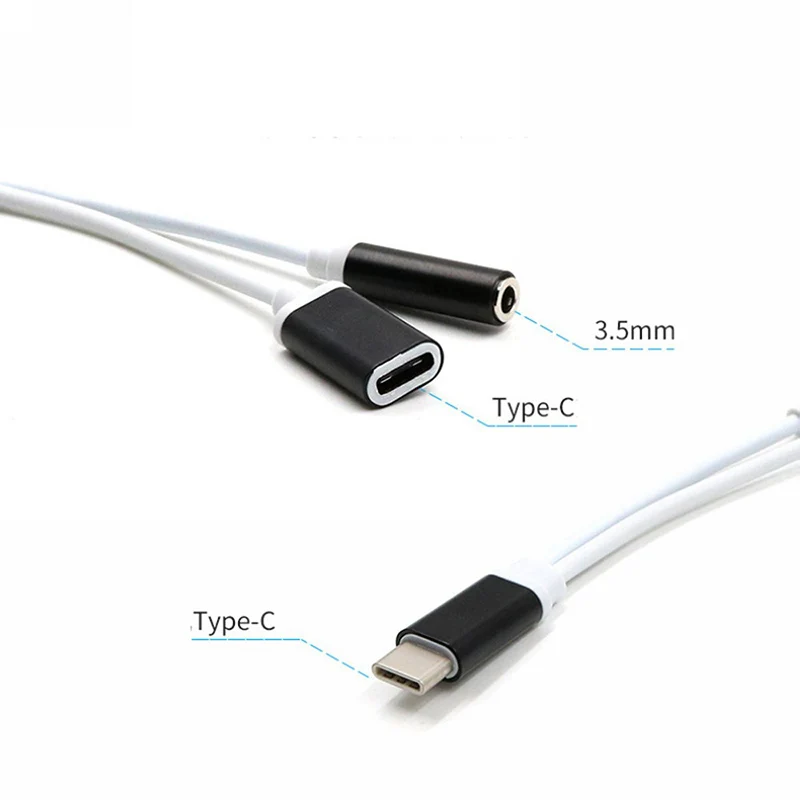 Usb type-C до 3,5 мм разъем наушники AUX аудио сплиттер конвертер Кабель-адаптер зарядный кабель для samsung Xiaomi htc планшет usb