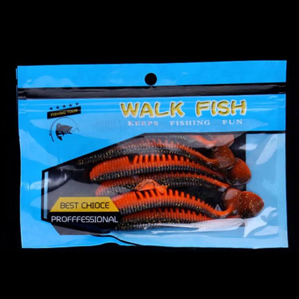 WALK FISH 6 шт./лот приманки Awaruna для рыбной ловли 100 мм 5 г искусственные воблеры шэд