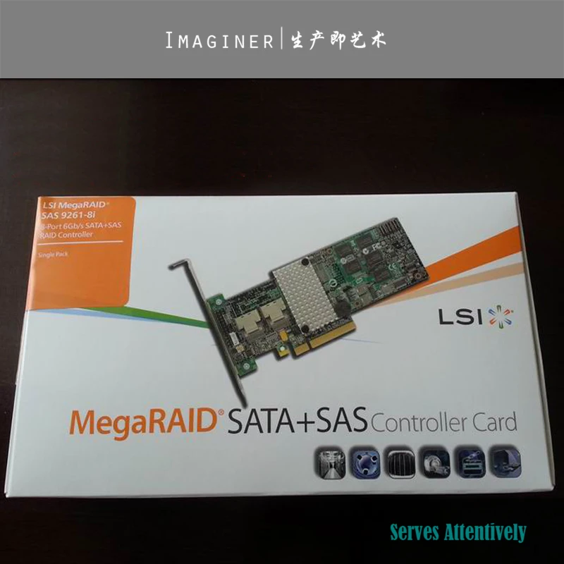 MegaRAID внутренняя с низким уровнем Мощность SATA/SAS 9261 8i 6 ГБ/сек. PCI Express 2 0 512 Мб