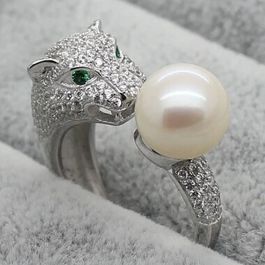 Идеальные круглые кольца из натурального жемчуга стерлингового серебра 925 пробы