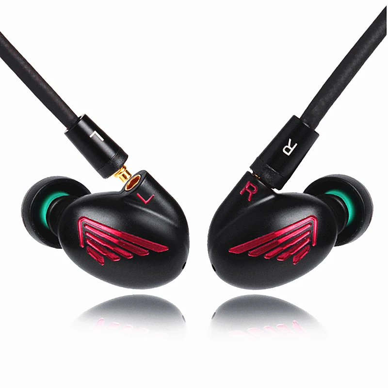 AK Audio LZ A5 наушники для ушей 4BA + 1DD драйвер 5 шт. гибридная гарнитура со съемным MMCX