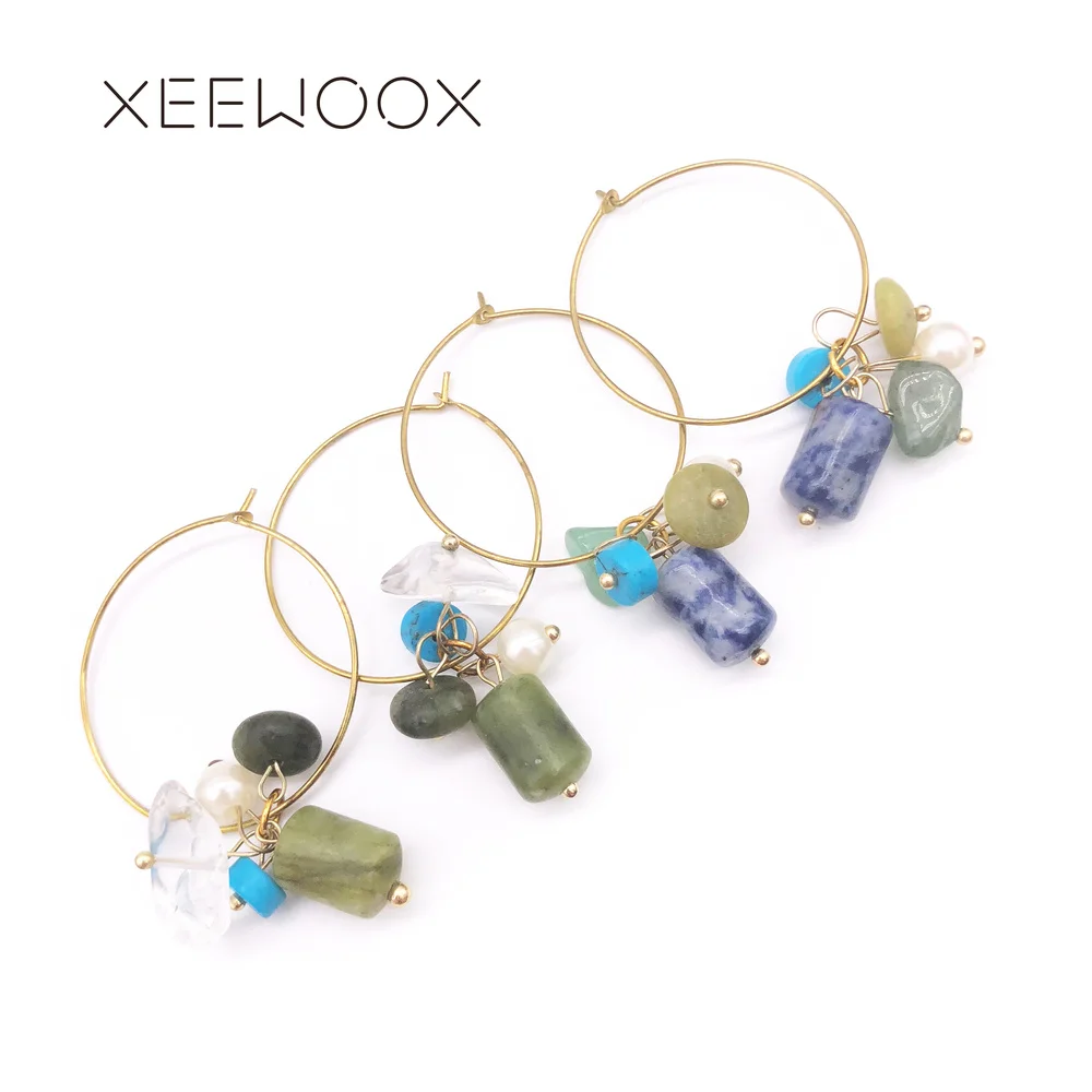 Новые женские серьги кольца XEEWOOX 2019 из множества видов ювелирные изделия