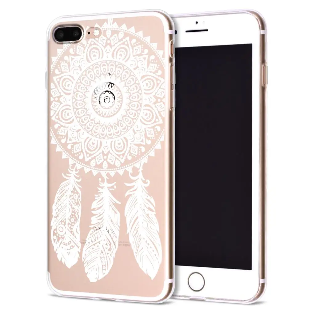 Цветочный чехол с кружевной мандалой для Coque iPhone 11 Pro XS Max XR Мягкий ТПУ силиконовый чехол s для iPhone 8 7 6 6s Plus 5S 5 SE чехол для телефона