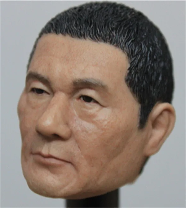 Brand New 1/6 Масштаб Глава Sculpt Японии Директор Китано Такеши Лепить Аксессуары для 12