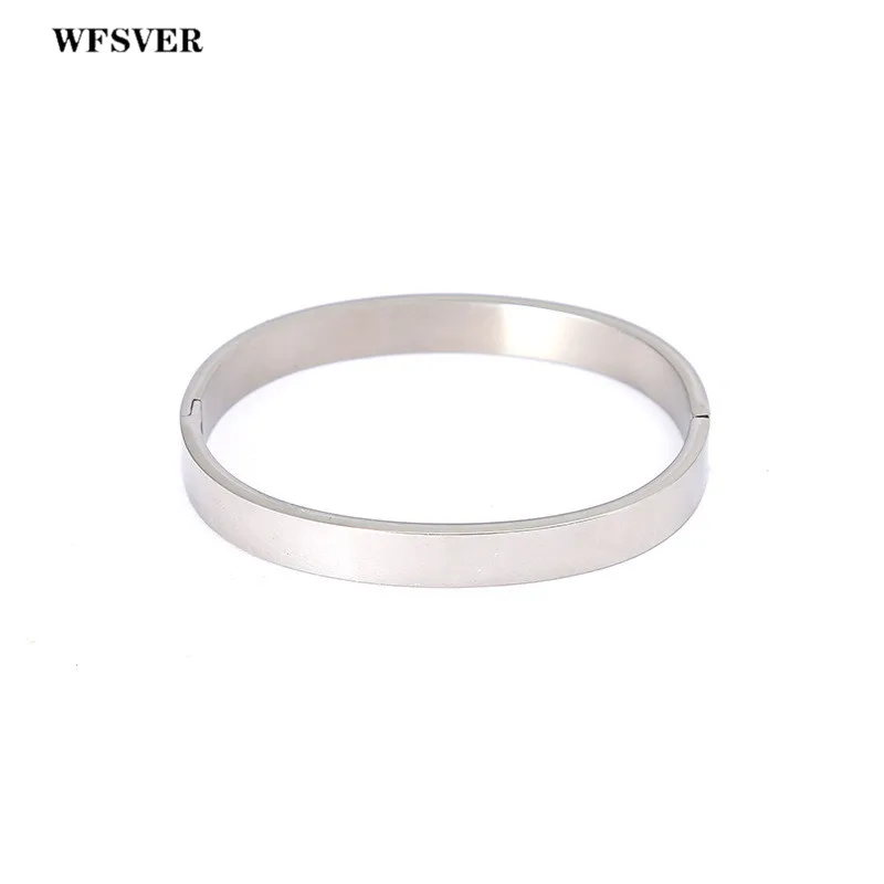 WFSVER золото/серебро/розовое золото нержавеющая сталь браслет на запястье Пара