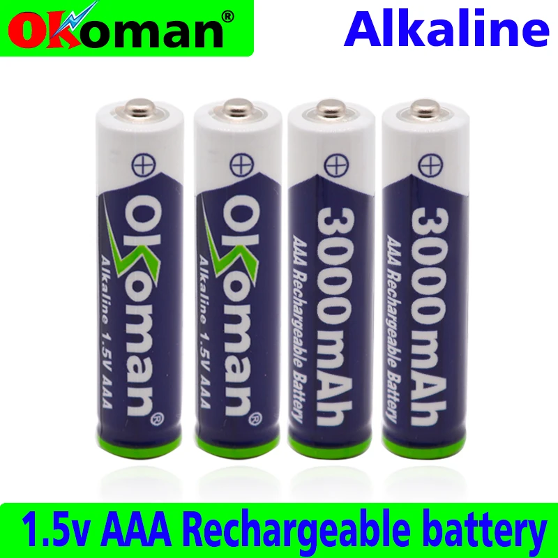 Новый бренд 3000 mah 1 5 V ААА алкалиновая батарея AAA аккумуляторная для