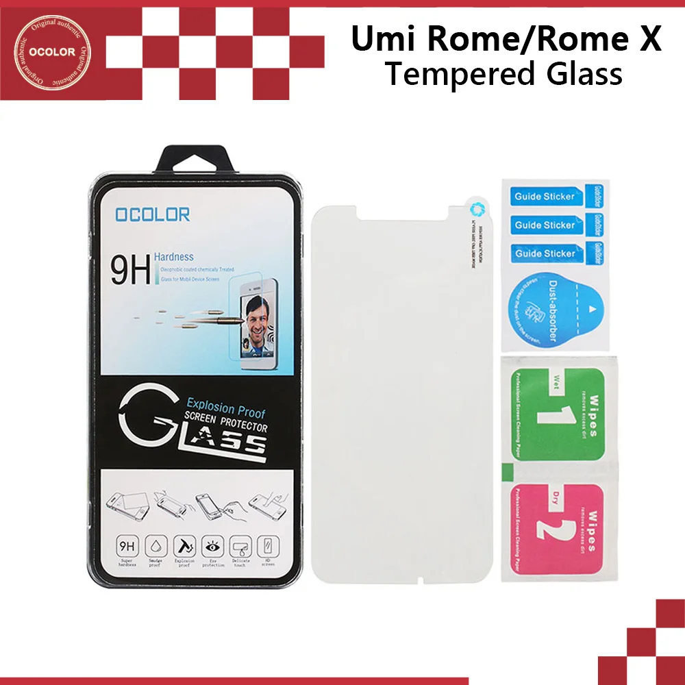 Ocolor для UMI ROME стальная пленка закаленное стекло X Защитная смартфона хорошее