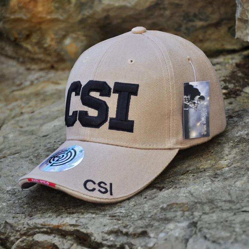 Хлопковая кепка тактическая бейсболка спецназа CSI Snapback шляпа мужская женская летняя кепка хип-хоп кепка с регулировкой размера спецназа шапки