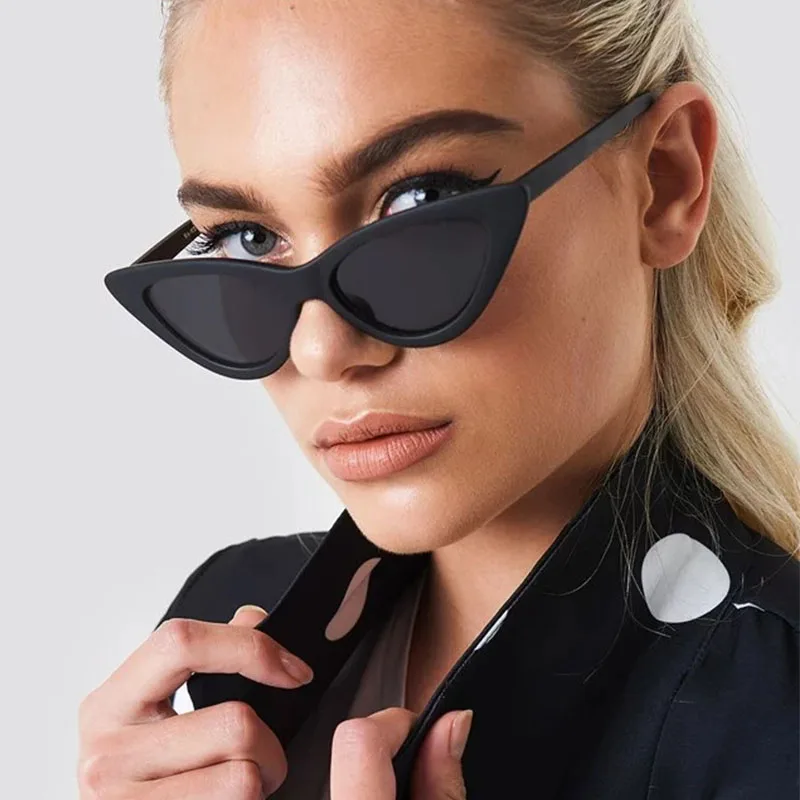 2019 солнцезащитные очки кошачий глаз Модные женские очков для солнцезащитных