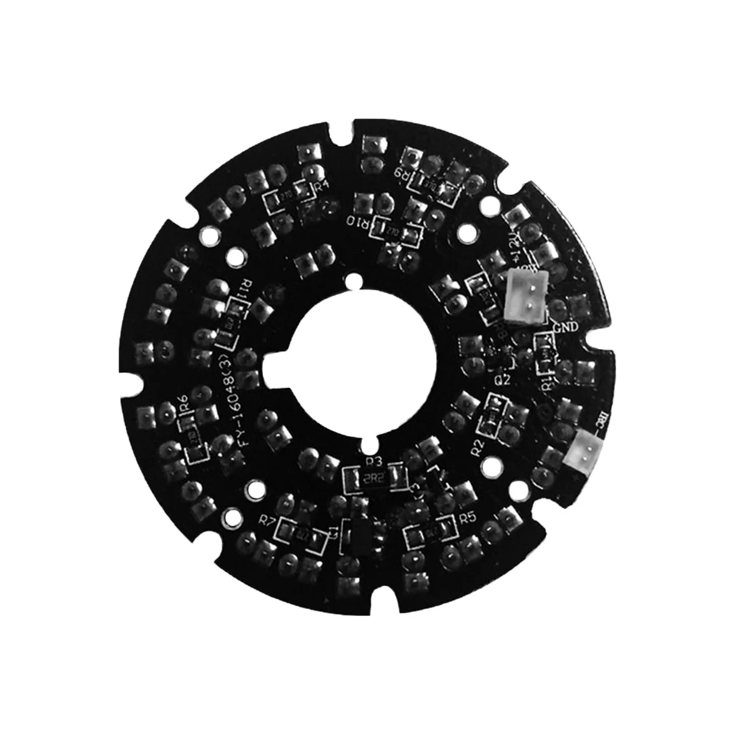 48 LED 940nm ИК инфракрасный прожектор совета круглая пластина лампа для CCTV камеры