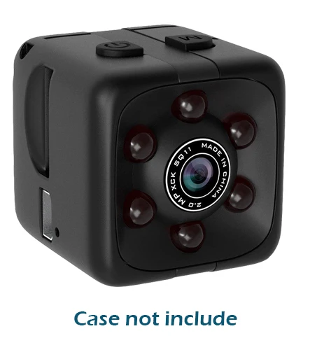 Black2 Mini Camera SQ11 PRO мини-камера 1080P с сенсором, портативная видеокамера для безопасности, маленькая камера, скрытая камера espia с поддержкой скрытой TFcard - Цвет: Black2 Mini Camera