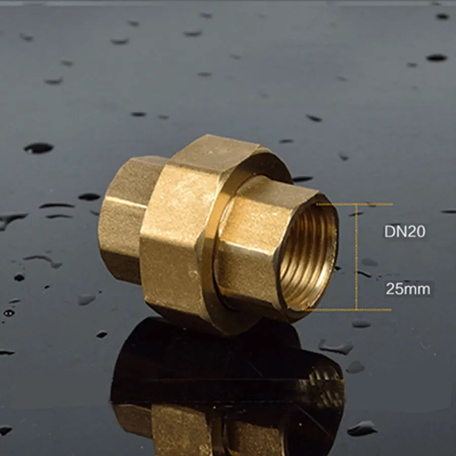 DN20 G 3/4 &quotBSP Женский комплект из трех предметов латунная Соединительная муфта для труб Соединительный