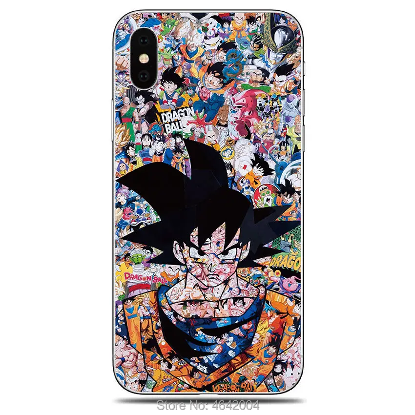 Для BQ Aquaris X X2 Pro U2 lite C E5 M5 M5.5 X5 V VS plus 5201 Space vsmart Active 1 JOY 1 plus Dragon Ball Z мягкие чехлы из ТПУ