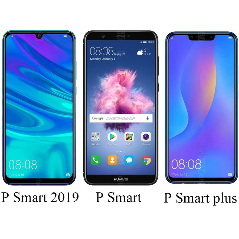 Закаленное стекло 9H с полным покрытием для Huawei P Smart 2019 Φ Защита экрана HUAWEI 2018 Psmart