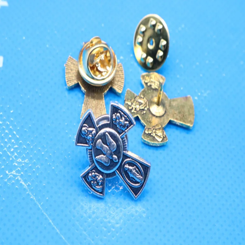 12 шт. классическая ретро-брошь в виде голубя Креста Иисуса Христа Peace брошь со