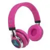Pink Беспроводные наушники Bluetooth 4,1, гарнитура с шумоподавлением, наушники и радио, музыка, игры, музыка, подарок, чат - Цвет: Pink