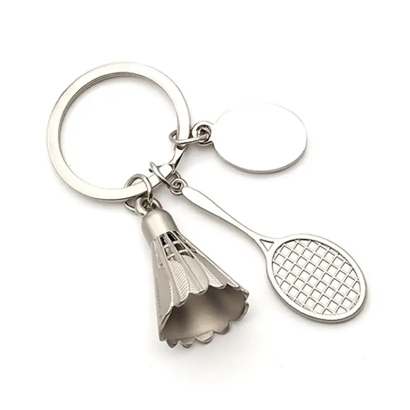 Creative badminton racket keychain Badminton personality Simulation pendant Small gifts YSK041 | Украшения и аксессуары