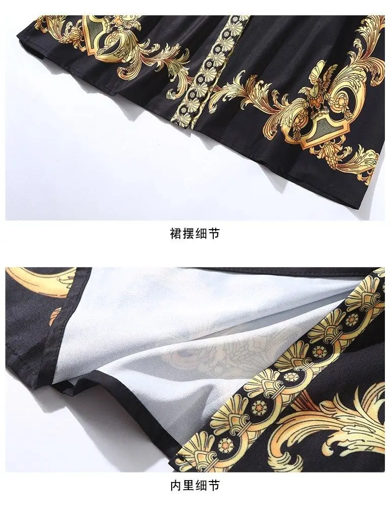 Женская дизайнерская весенне-осенняя винтажная длинный рукав ремень цветочный