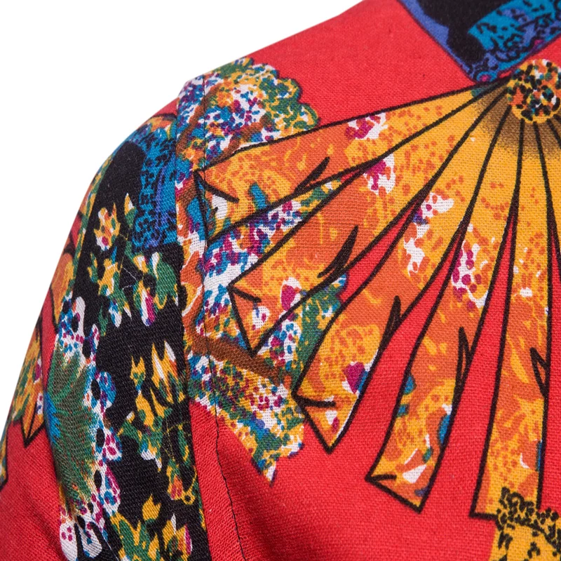 

2019 Men Fashion Casual Long Sleeved Printed Striped Shirt Slim High Quality Shirt Brand Men's Clothing Soft And Comfortable