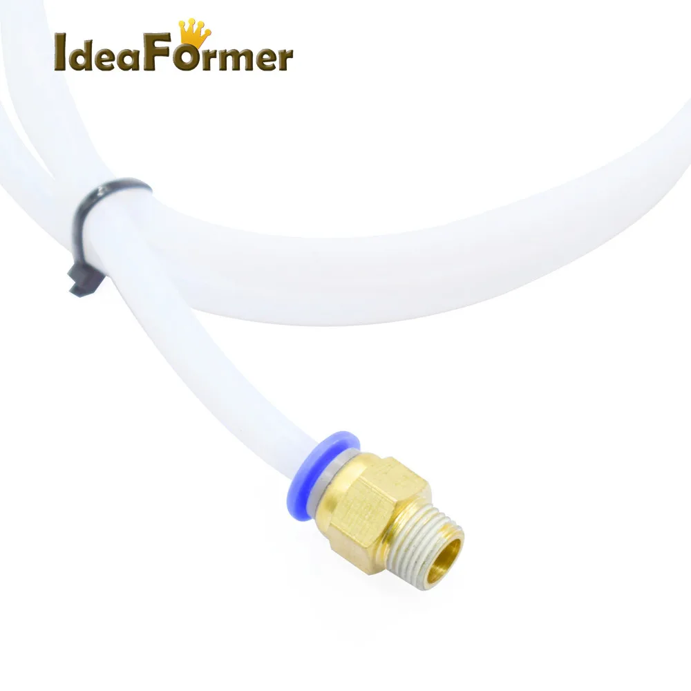 1 м PTFE Tfl трубка с соединителями 3D принтер части j головки Hotend для V5 V6 75 мм 3 0 нити