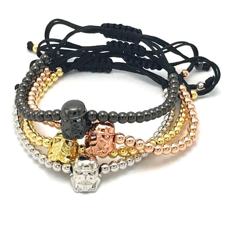 Мужской браслет с кубическим цирконием плетением из Звездных Войн|forever bracelet|charm