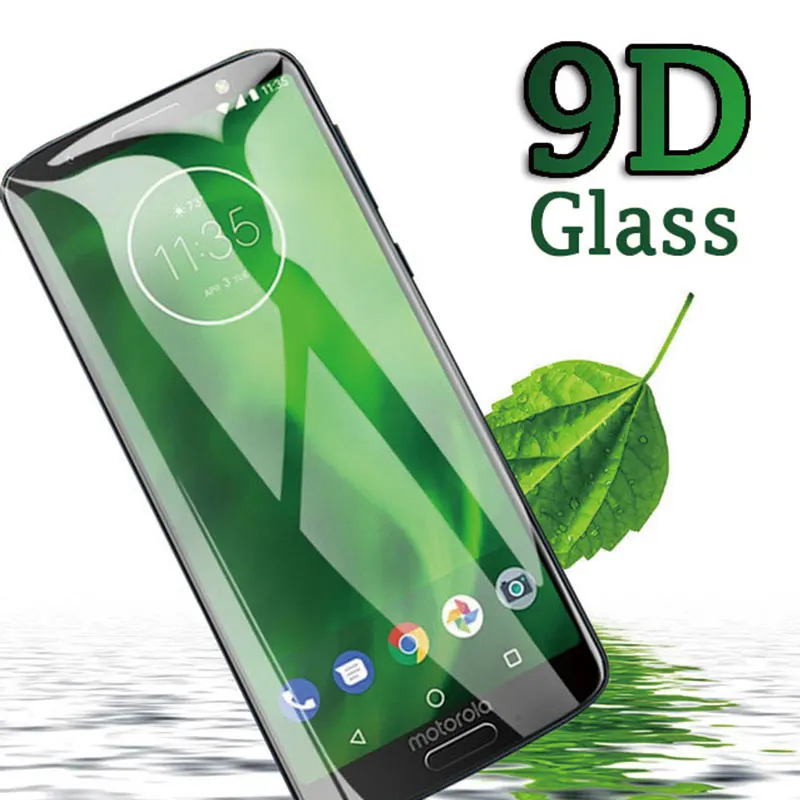 Защитное стекло 9D для Moto G6 Play закаленное Motorola Plus G6play G 6 9H защитная пленка|Защитные