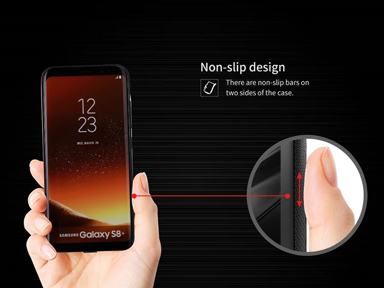 Для Samsung Galaxy S8 Plus Nillkin Magic чехол подходит автомобильный держатель Магнитный Роскошные Nature TPU Телефонные чехлы
